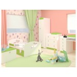 Postelja s predalom Happy Design Srca